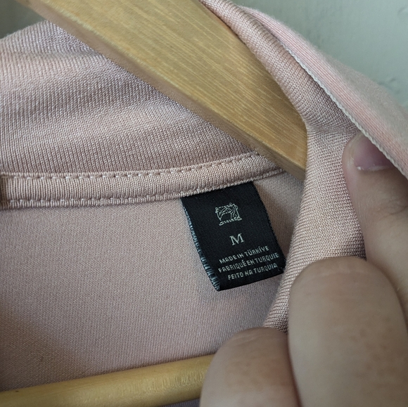 Scotch & Soda Dropped Shoulder Light Pink Hoodie - Picture 7 of 10